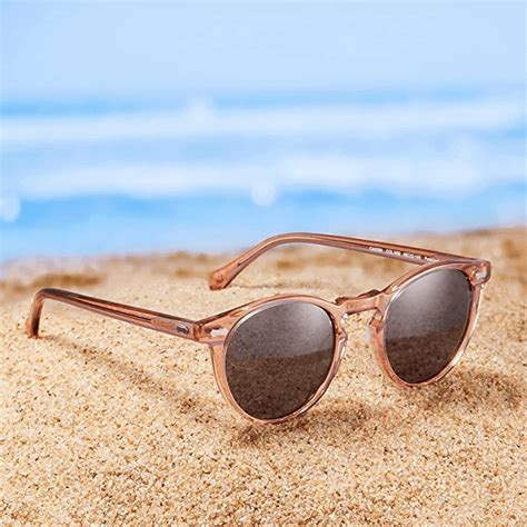 polarized round sunglasses|carfia vintage round polarized sunglasses.